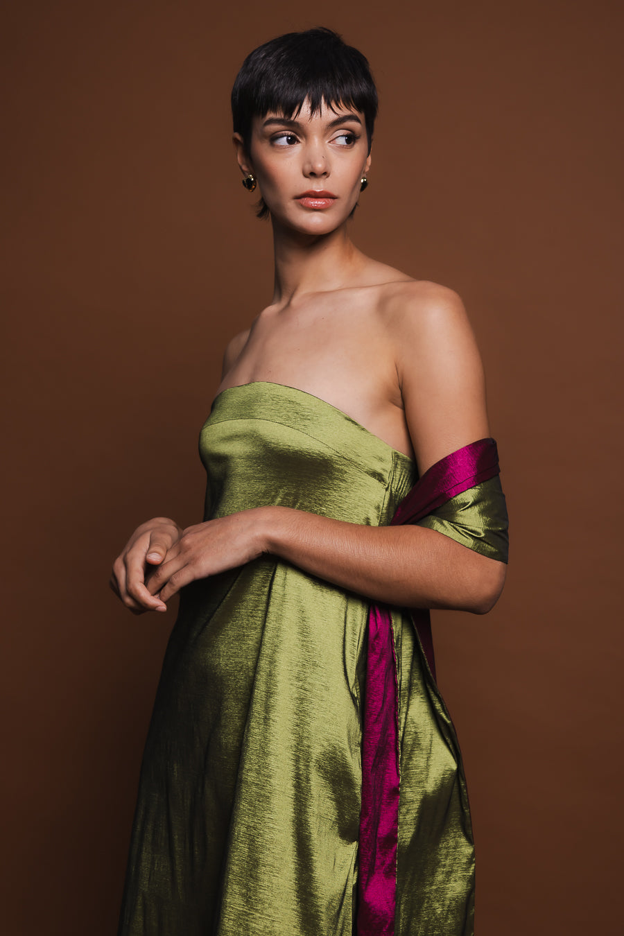 Vestido Cork Pistacho