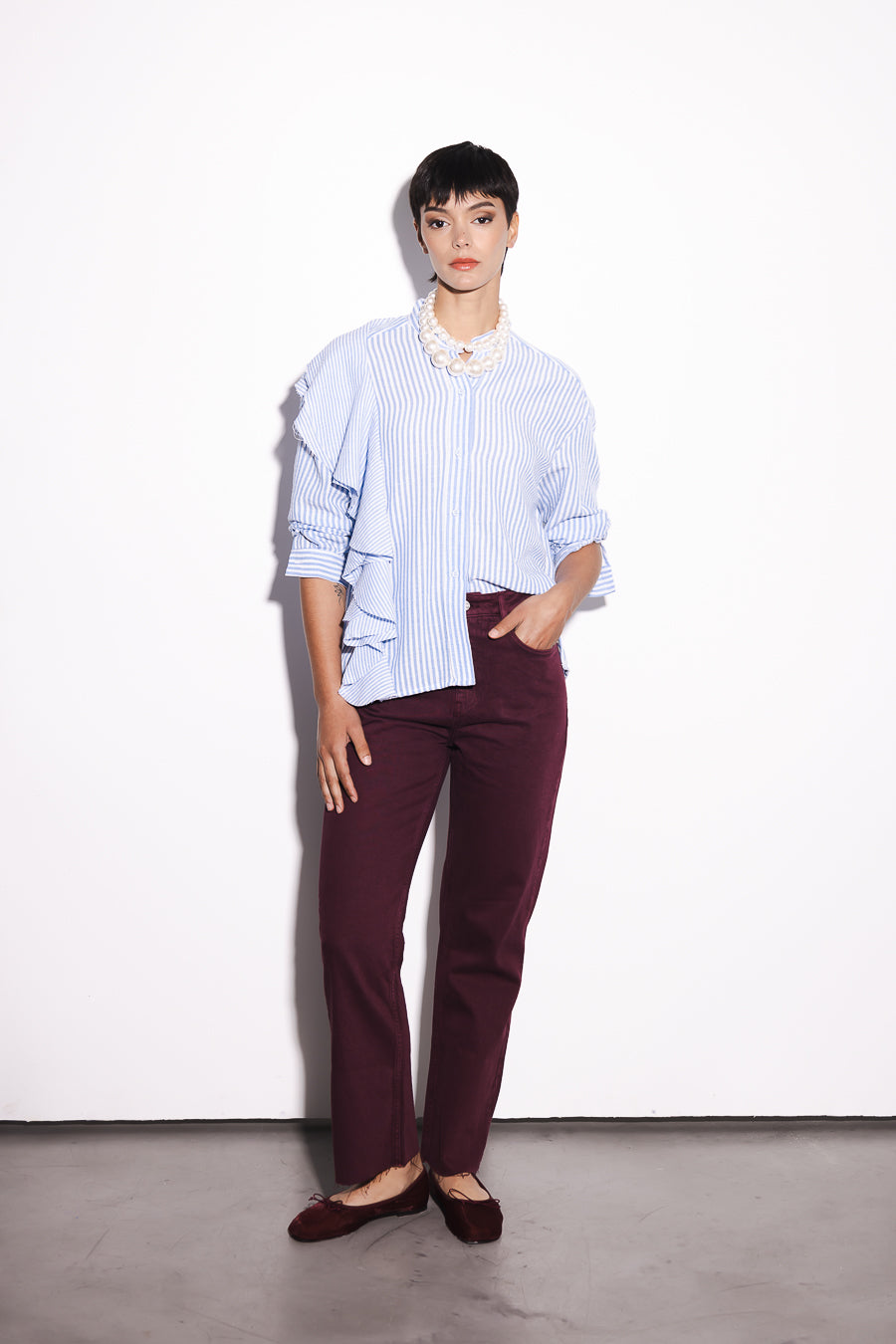 Camisa Simona Rayada