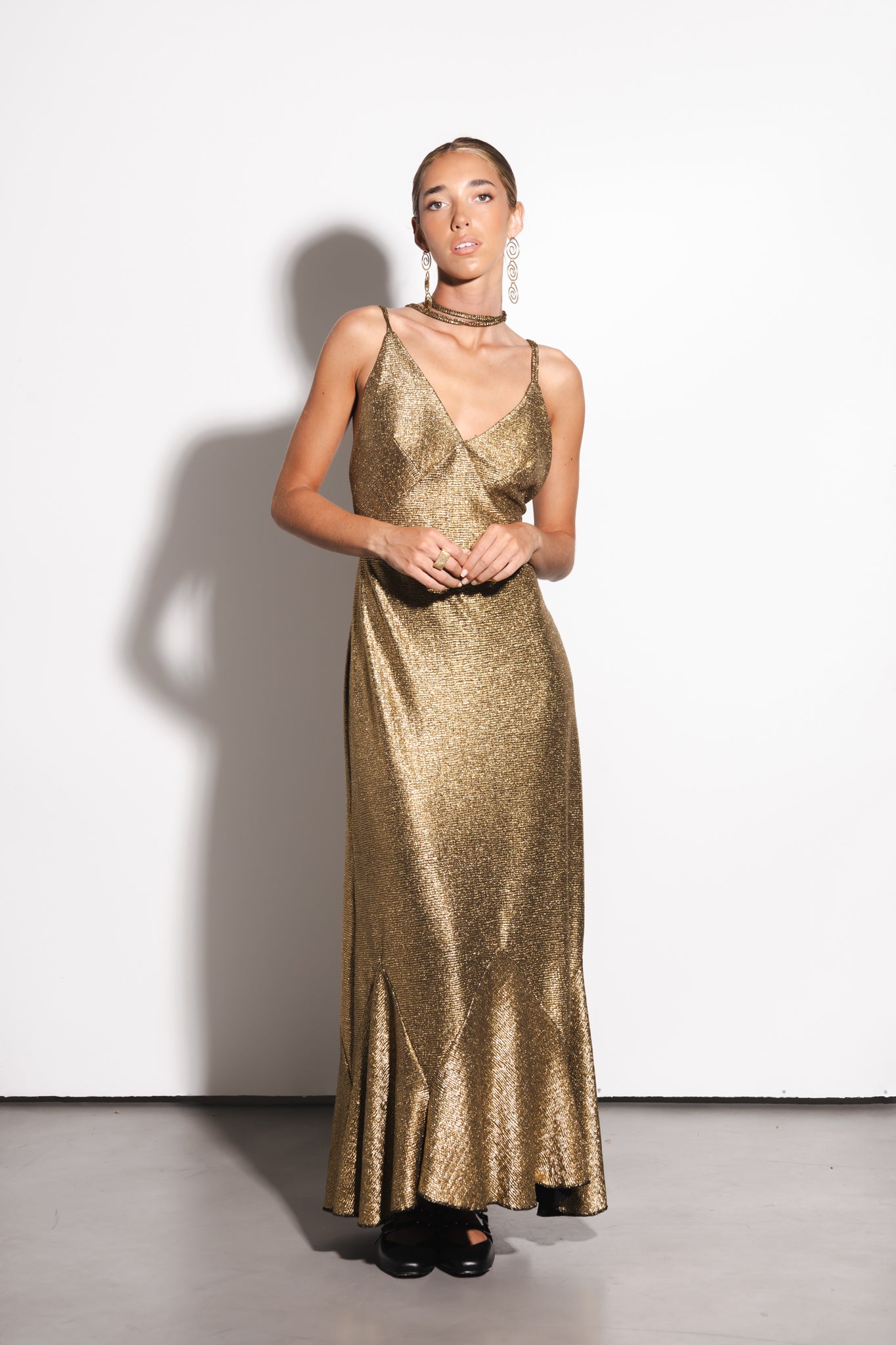 Vestido Tuna Dorado