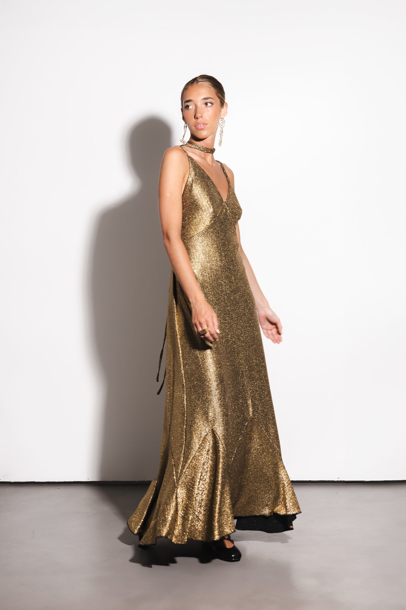 Vestido Tuna Dorado