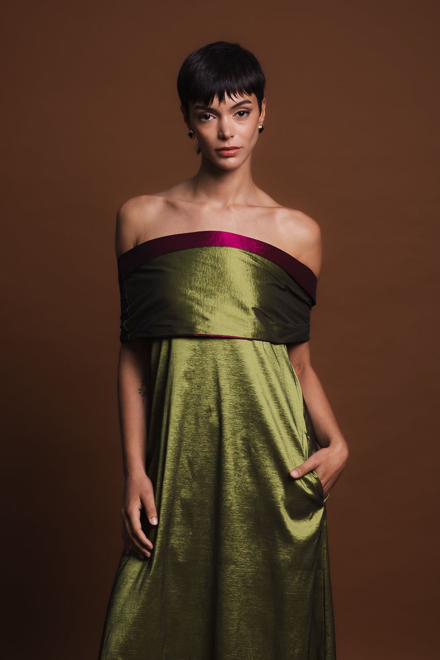 Vestido Cork Pistacho