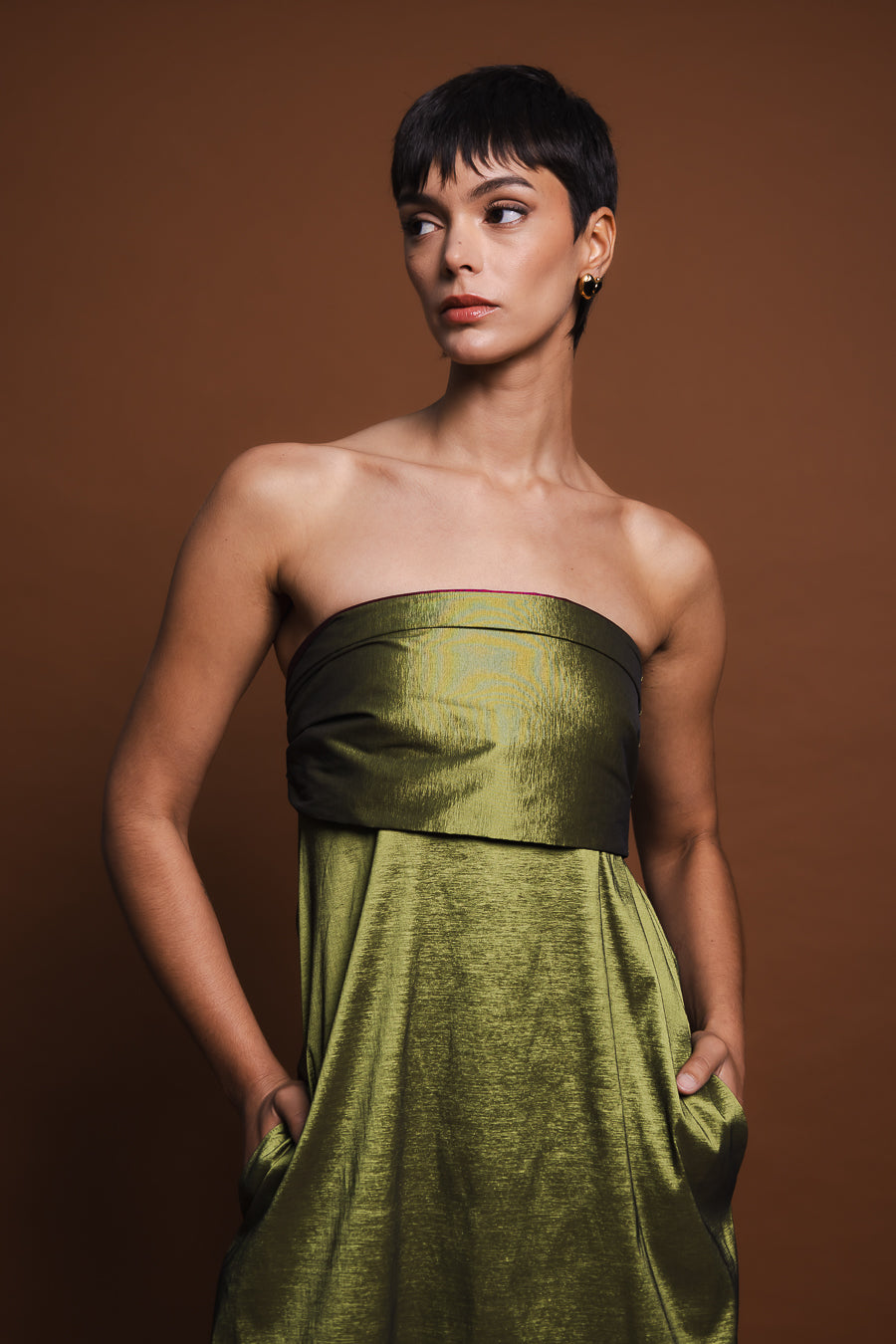 Vestido Cork Pistacho