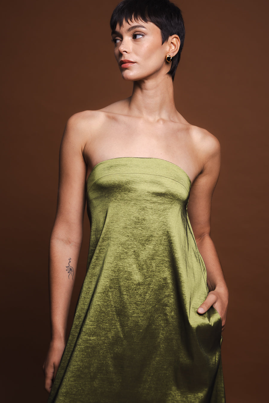 Vestido Cork Pistacho