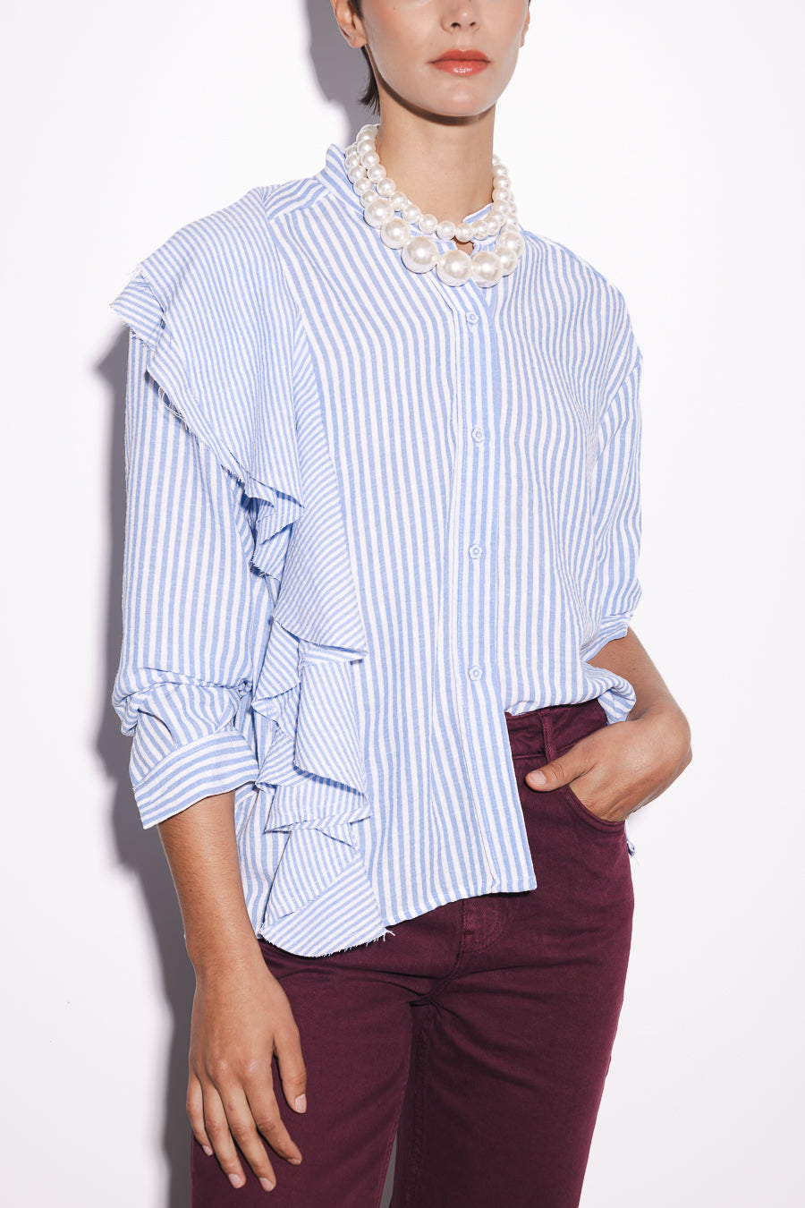 Camisa Simona Rayada