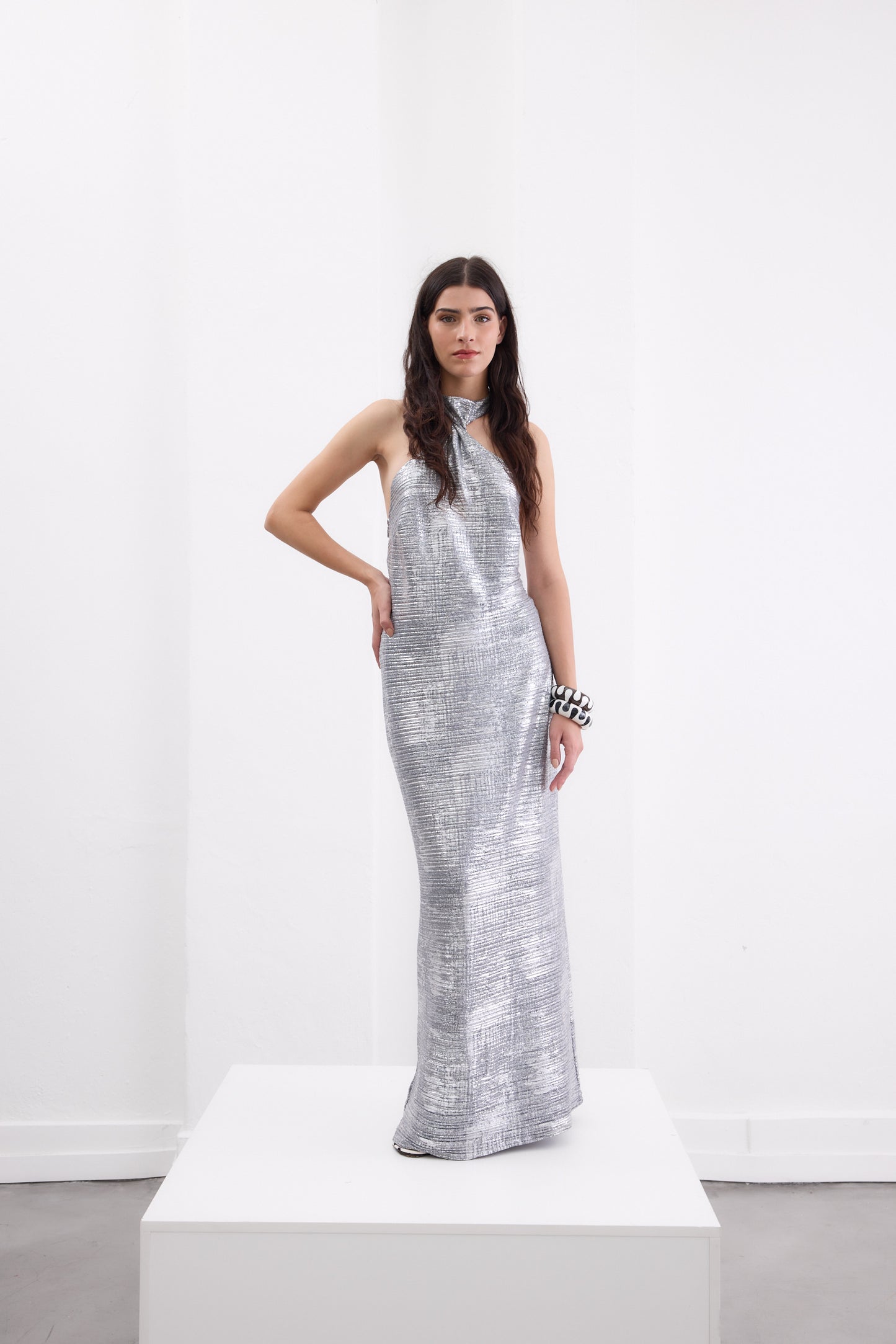 Vestido Crux Plata