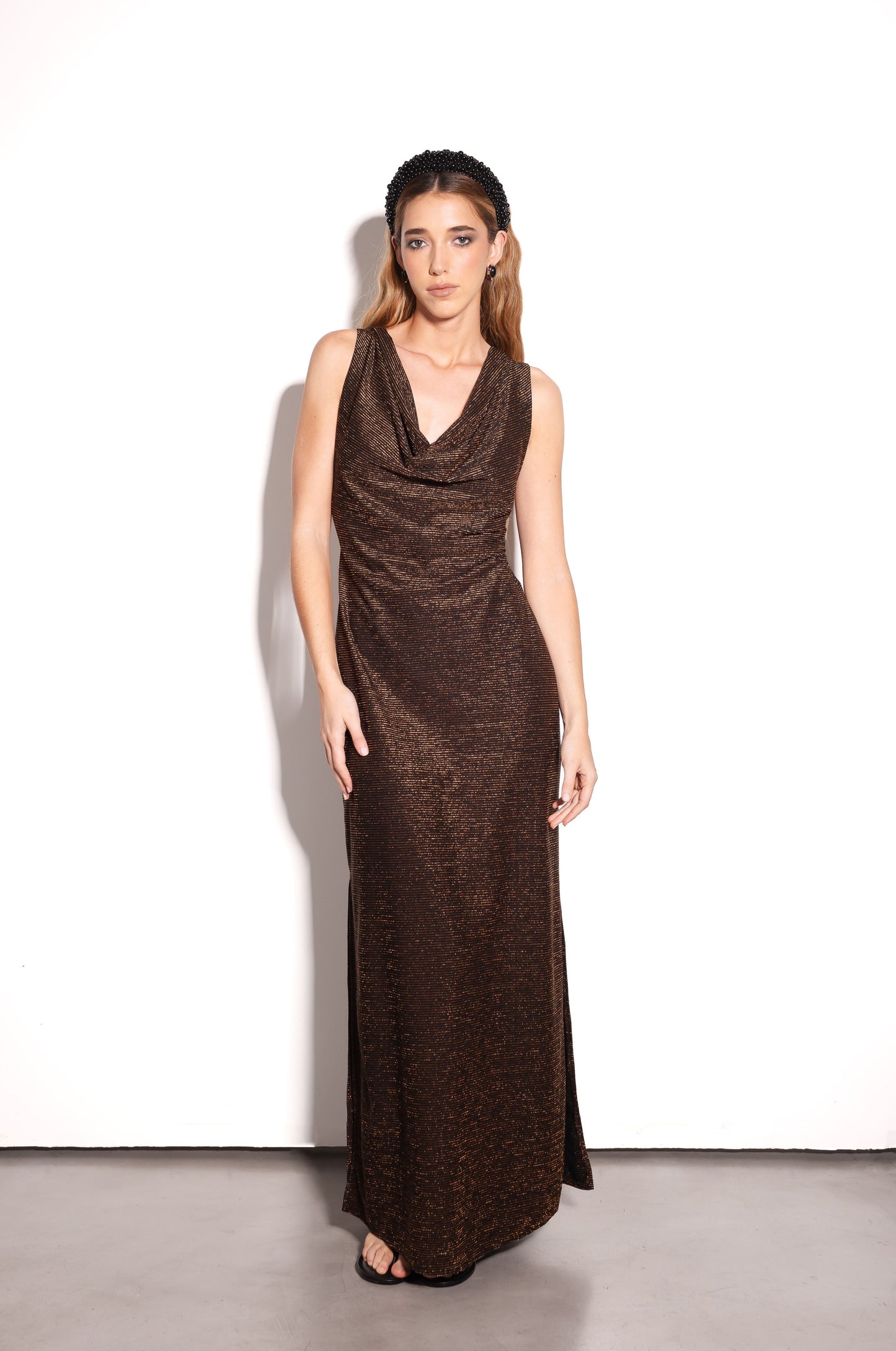 Vestido York Cobre
