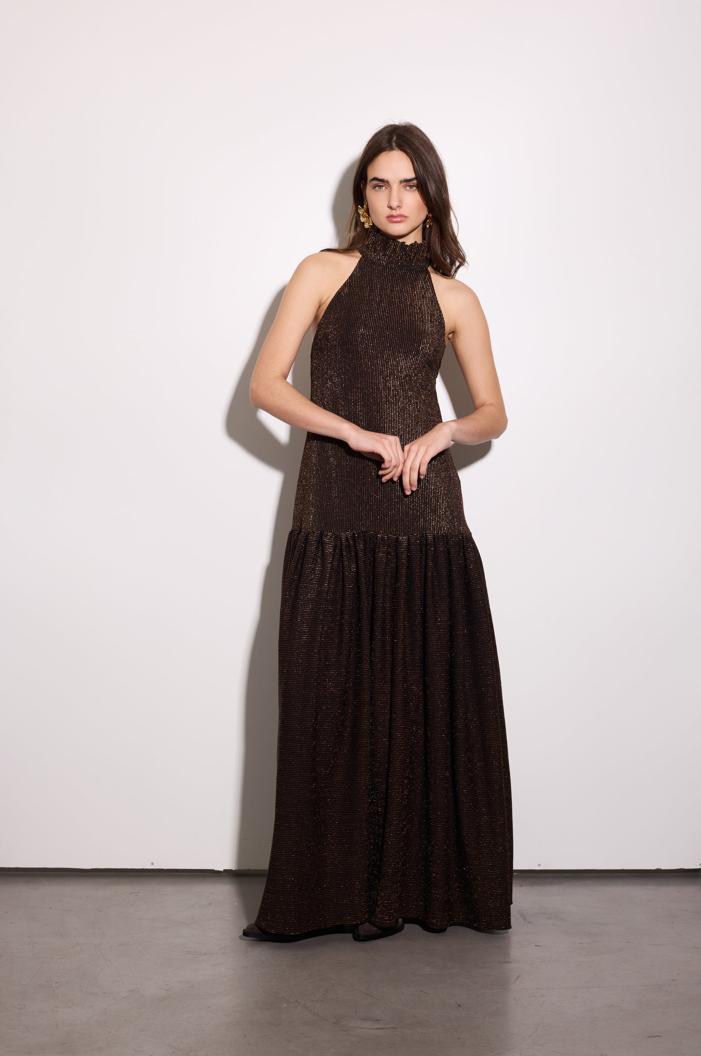 Vestido Tateti Cobre