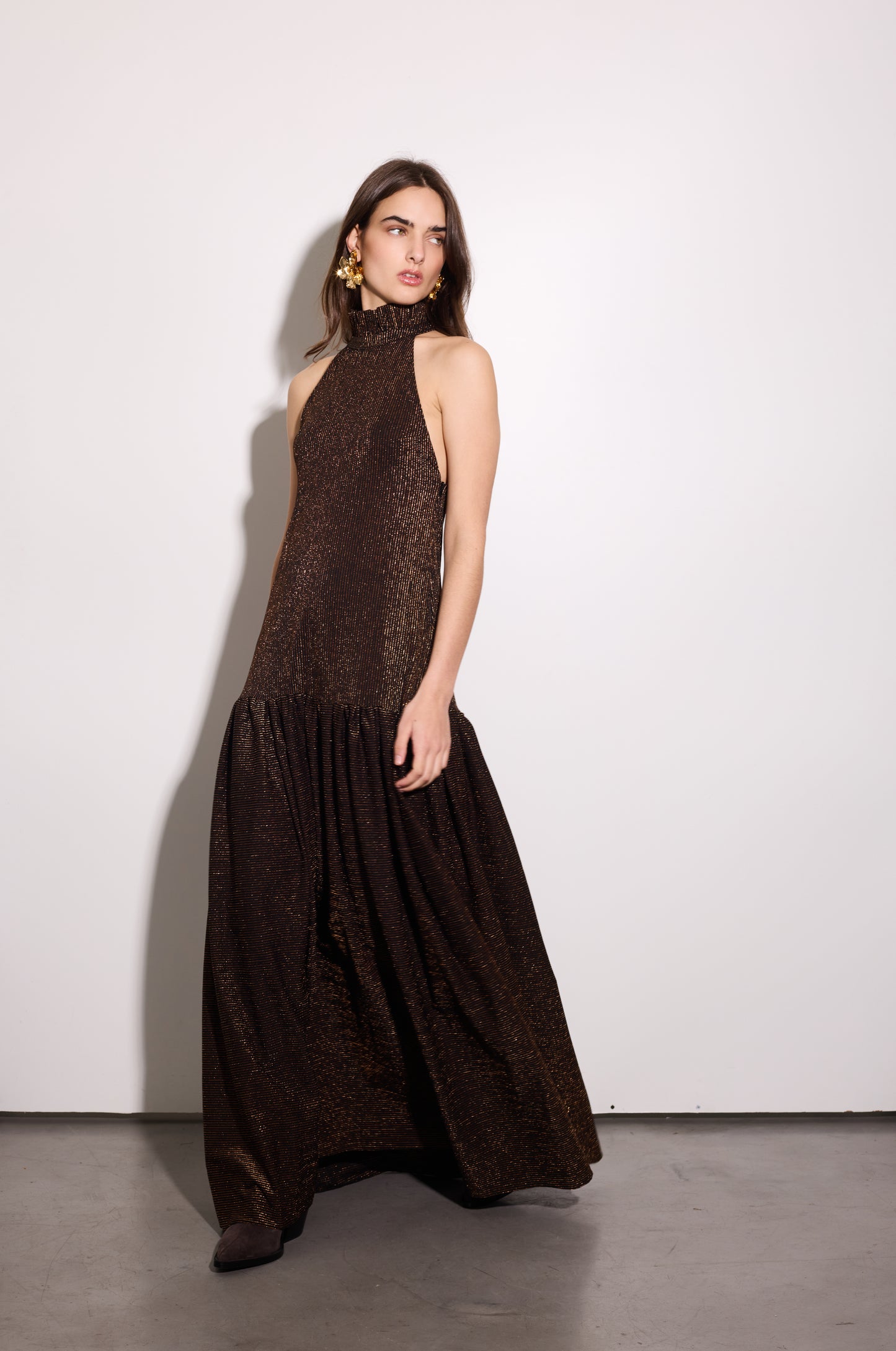 Vestido Tateti Cobre