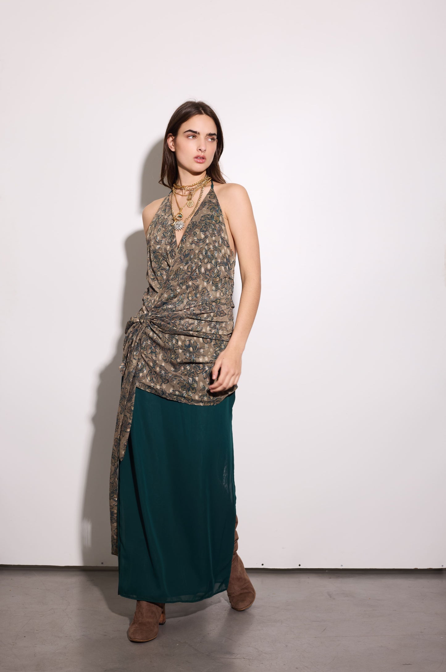 Vestido Taormina Petroleo - PREVENTA ENTREGA 15/10
