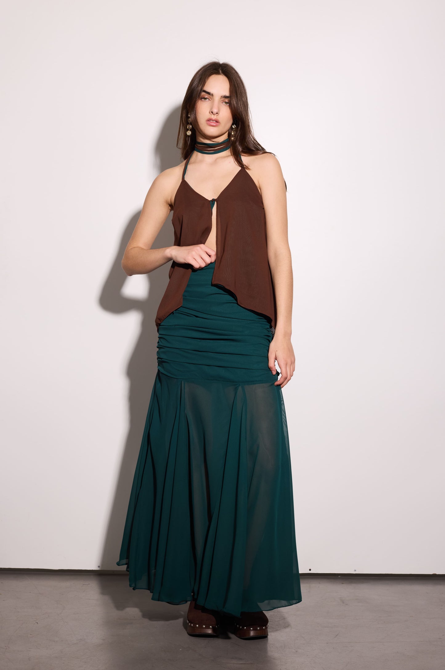 Top Cefalu Marron - PREVENTA ENTREGA 20/10