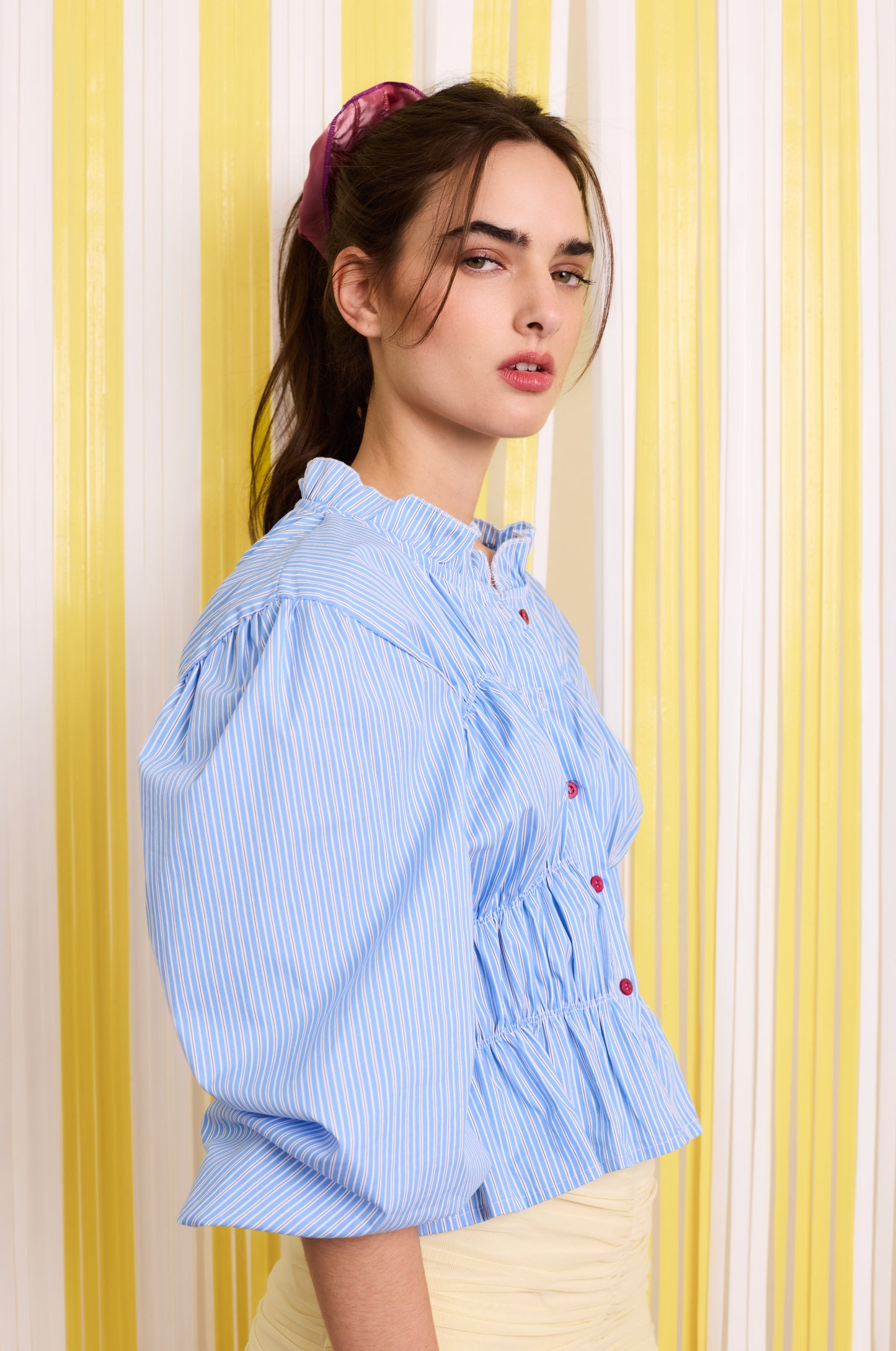 Camisa Coco Celeste