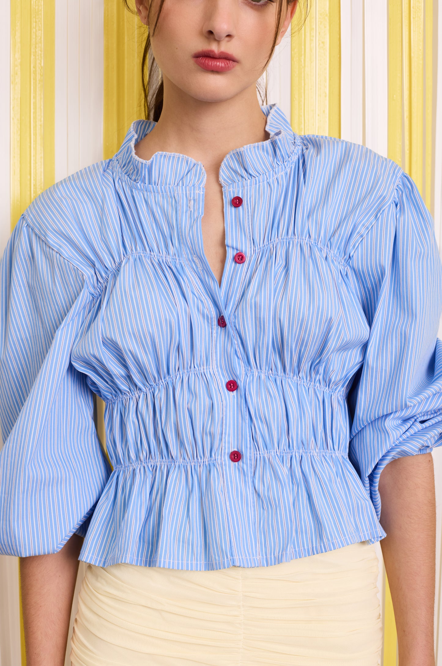 Camisa Coco Celeste