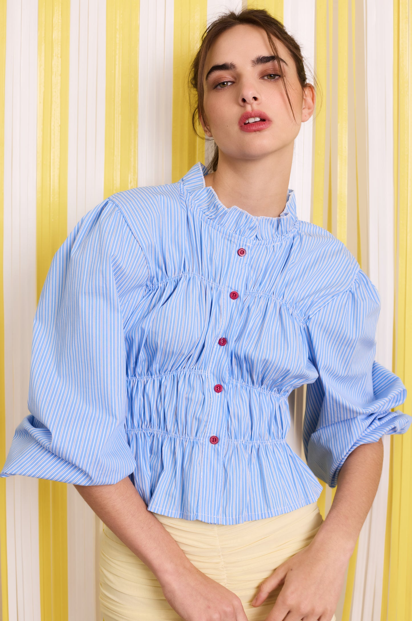 Camisa Coco Celeste
