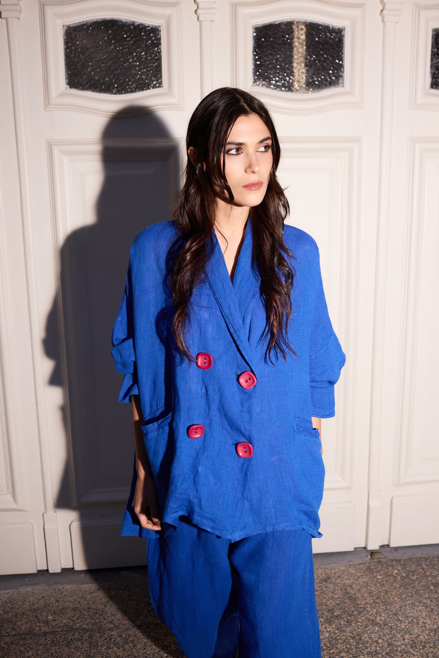 Blazer Pocker Azul