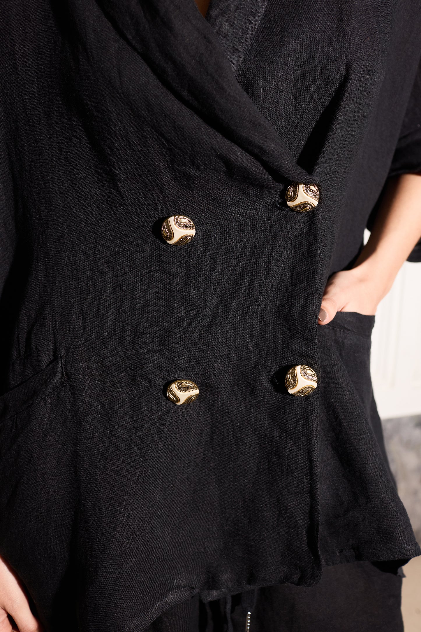 Blazer Pocker Negro