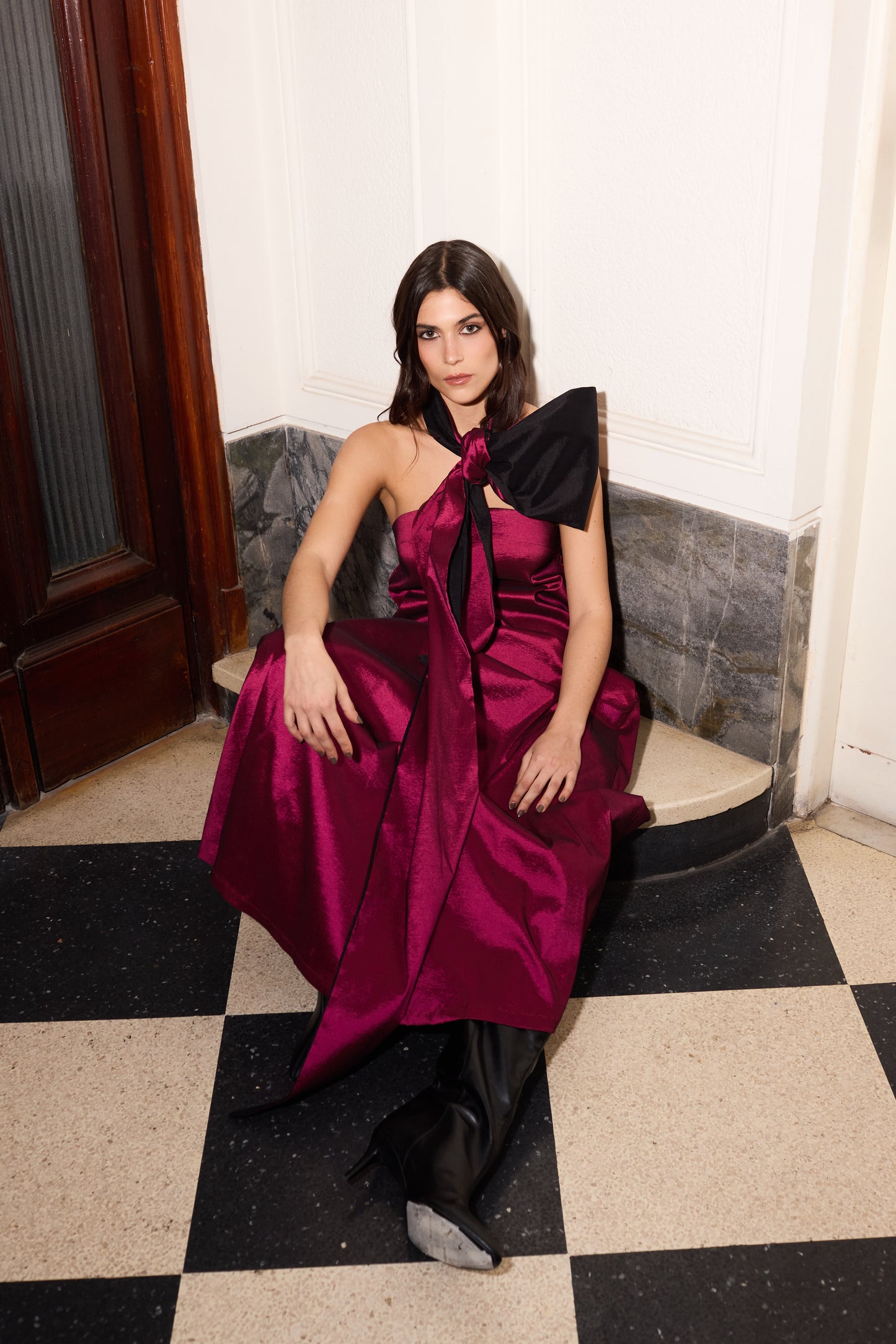 Vestido Cork Magenta