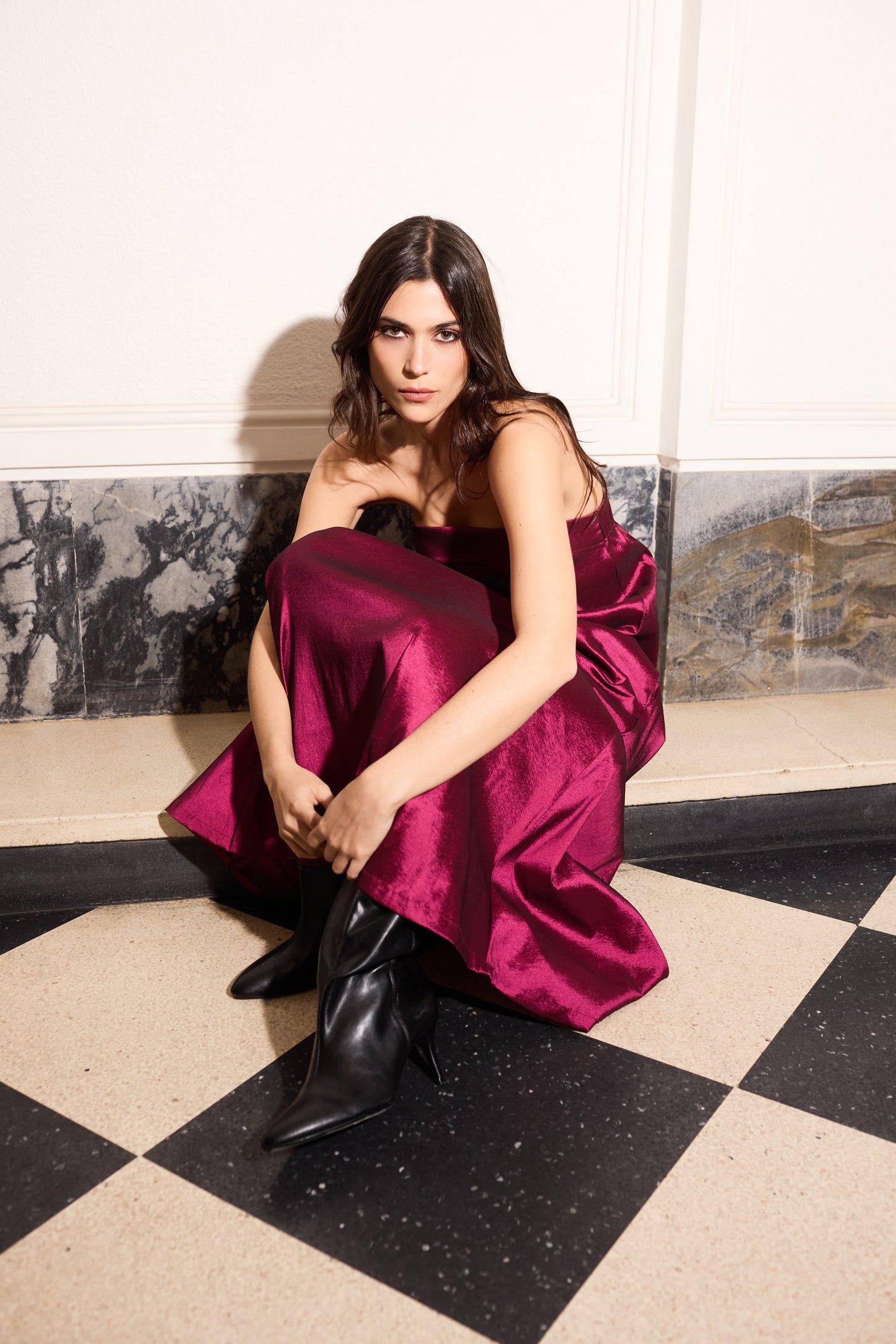 Vestido Cork Magenta