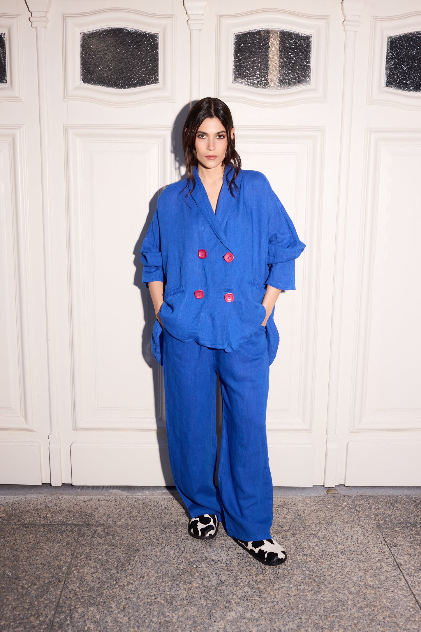 Blazer Pocker Azul