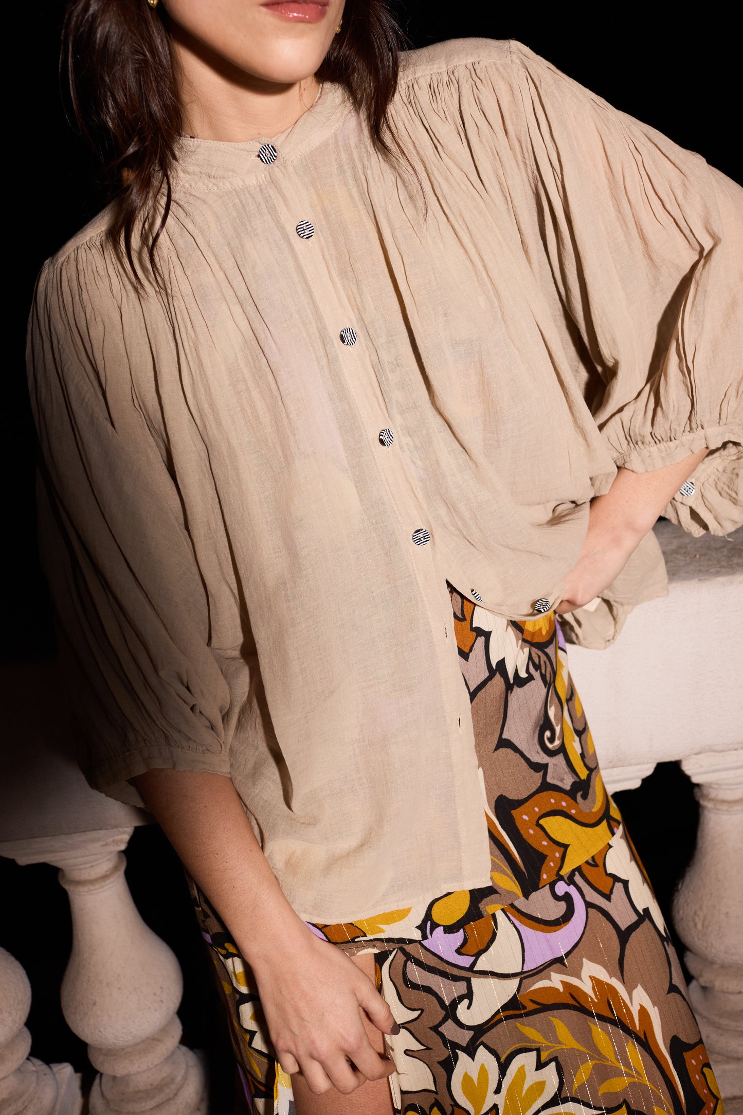Camisa Faro Beige
