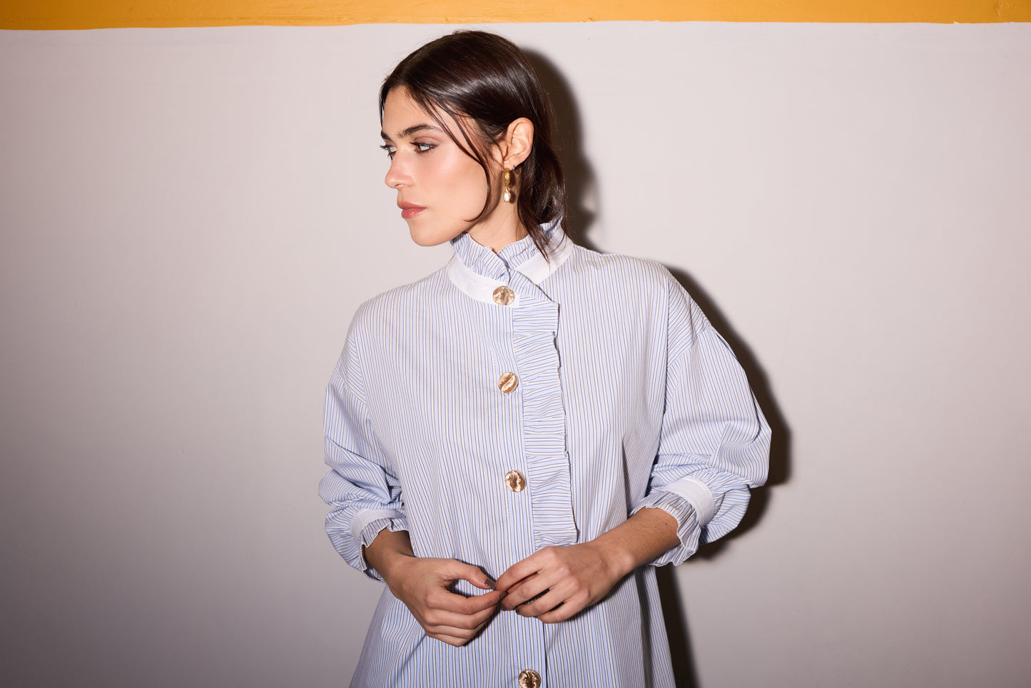 Camisa Hawai Celeste