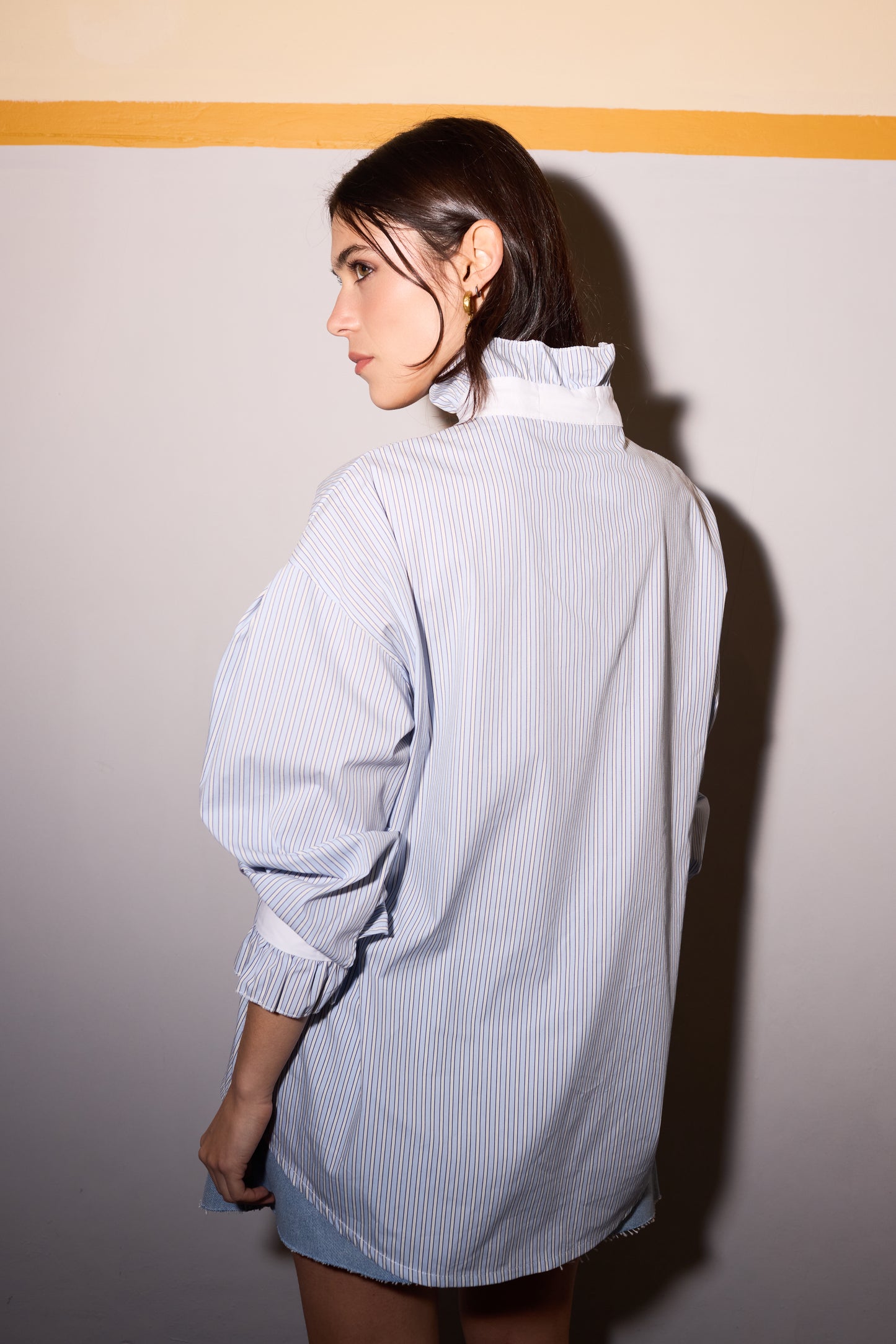 Camisa Hawai Celeste