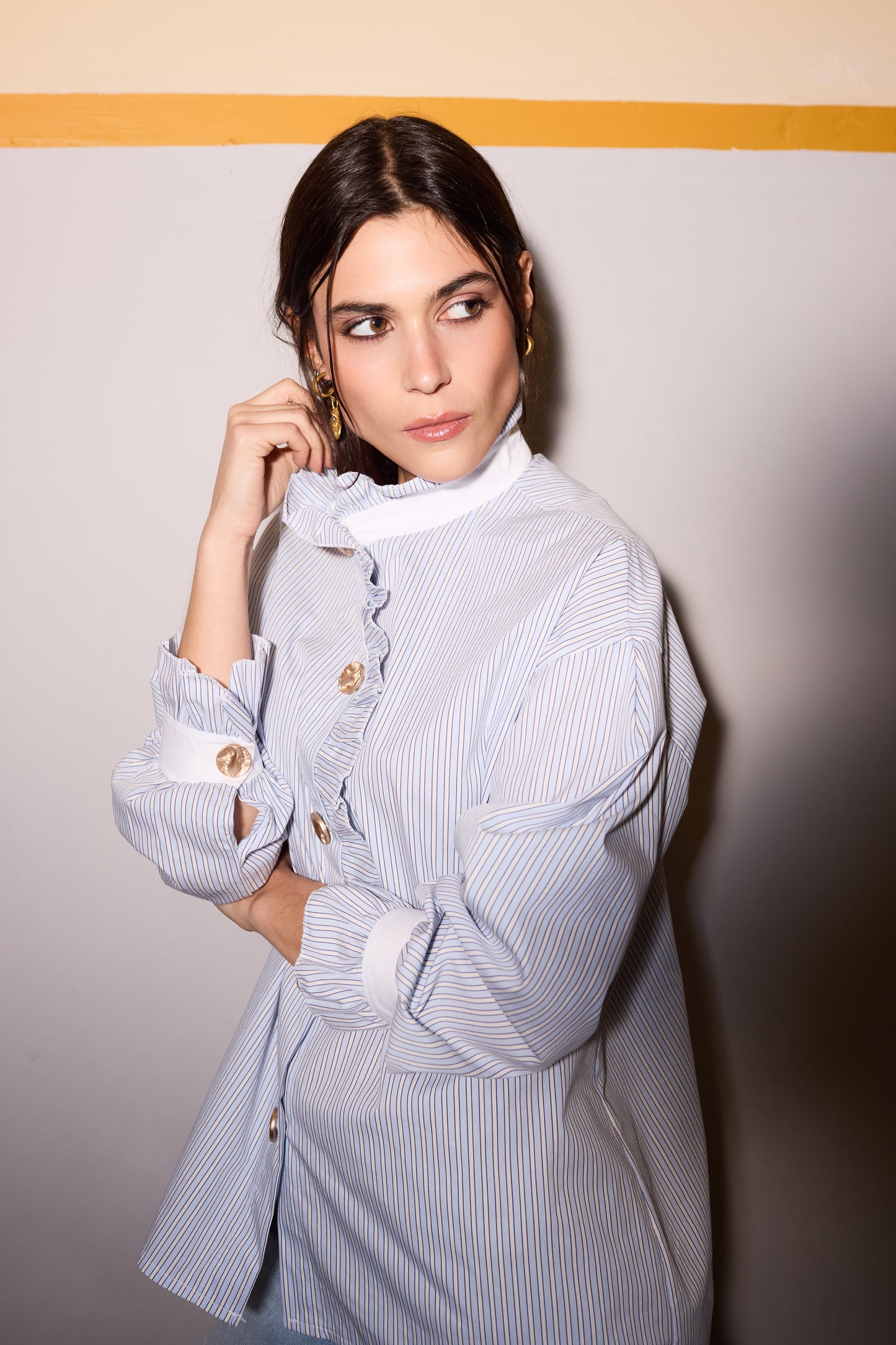Camisa Hawai Celeste