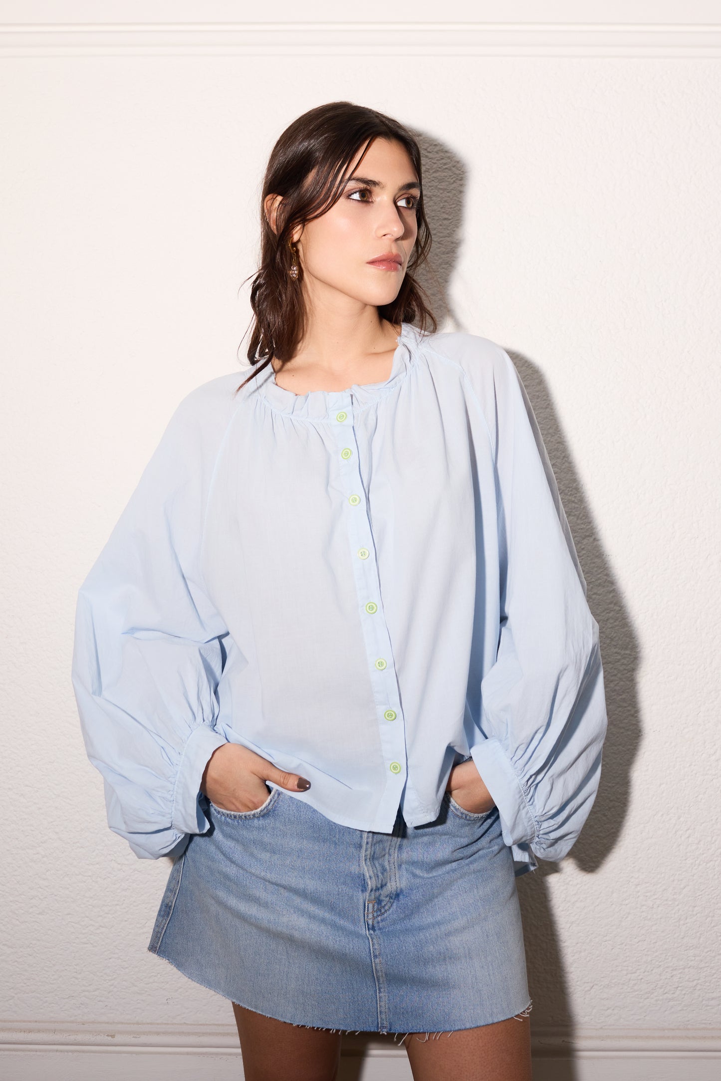 Camisa Pomodoro Celeste