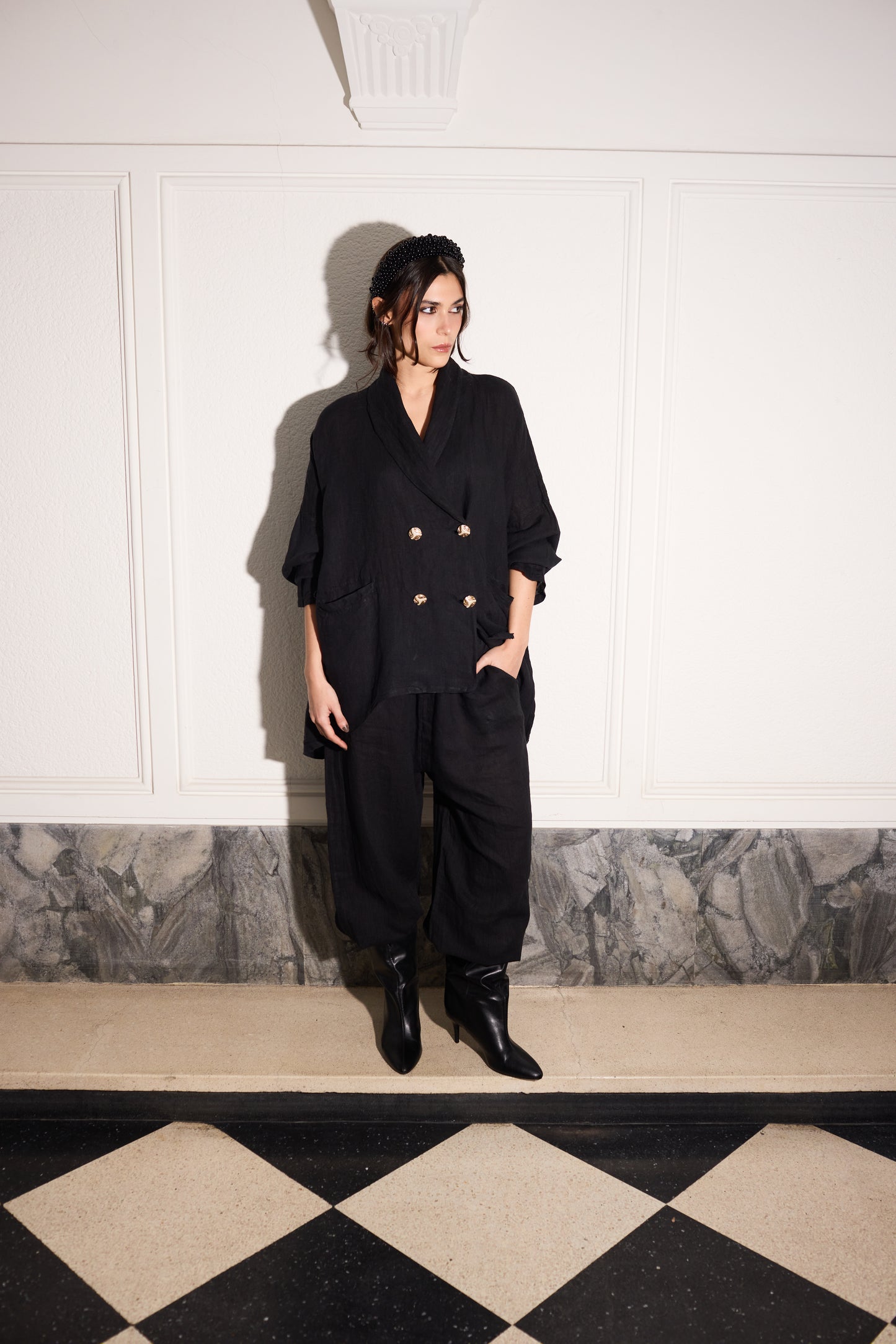 Blazer Pocker Negro