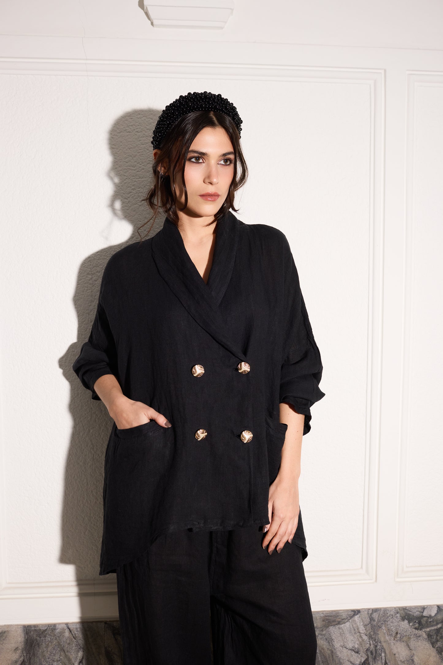 Blazer Pocker Negro