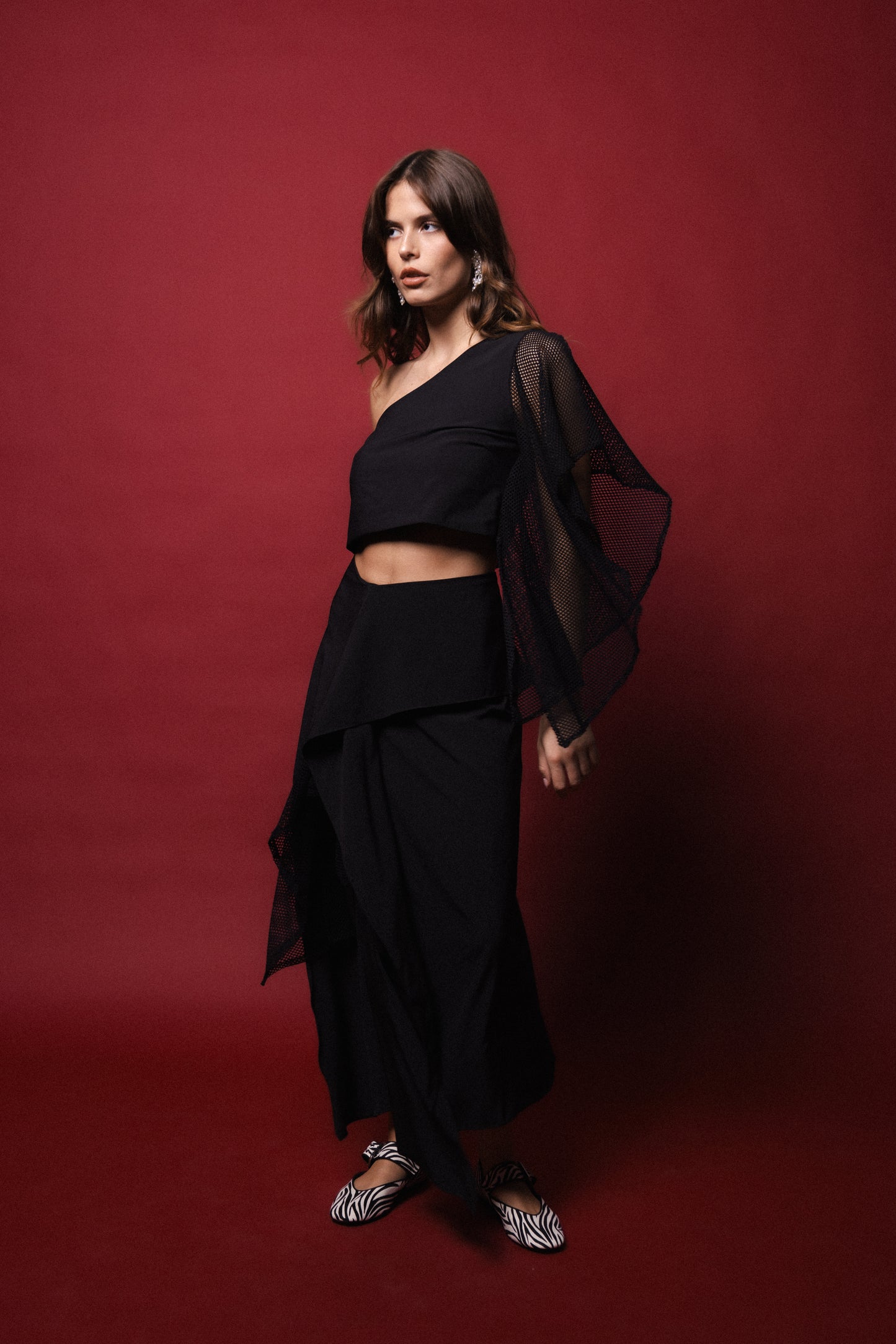 Top Arca Negro Red