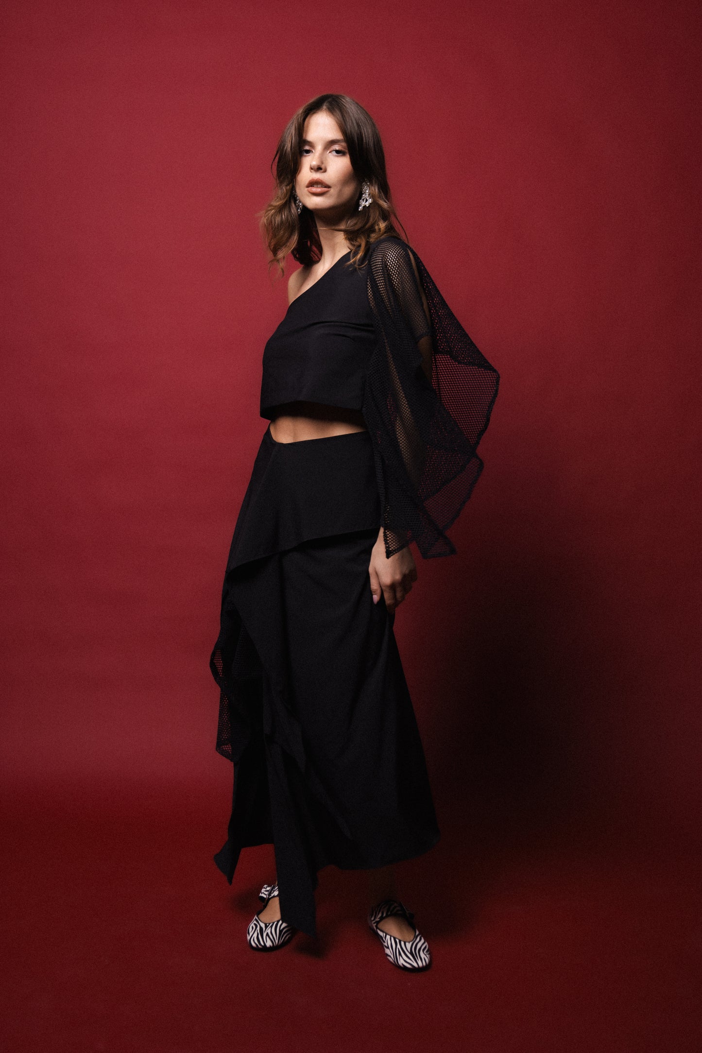 Top Arca Negro Red