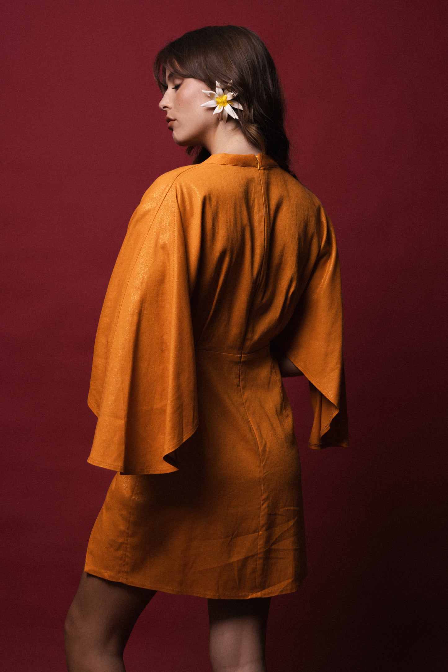 Vestido Garza Naranja