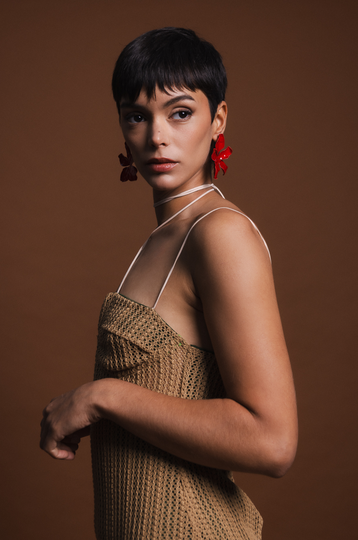 Vestido Taman Beige