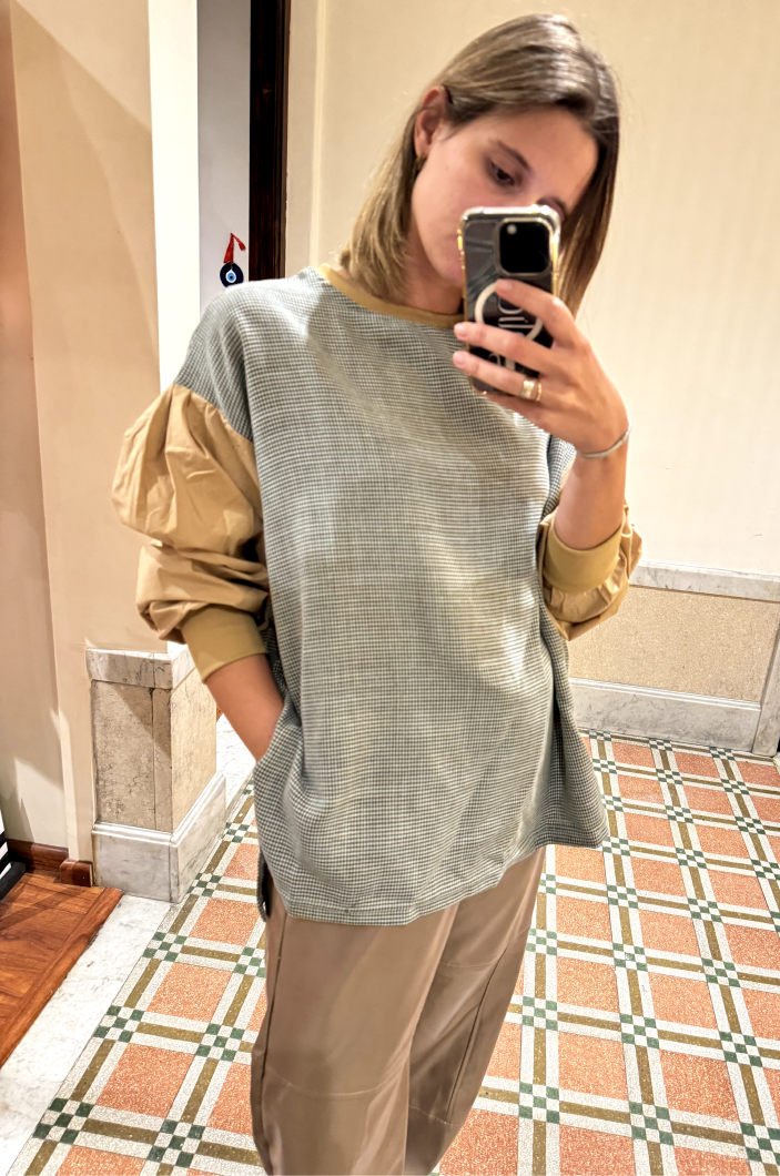 Blusa Cocktail Beige