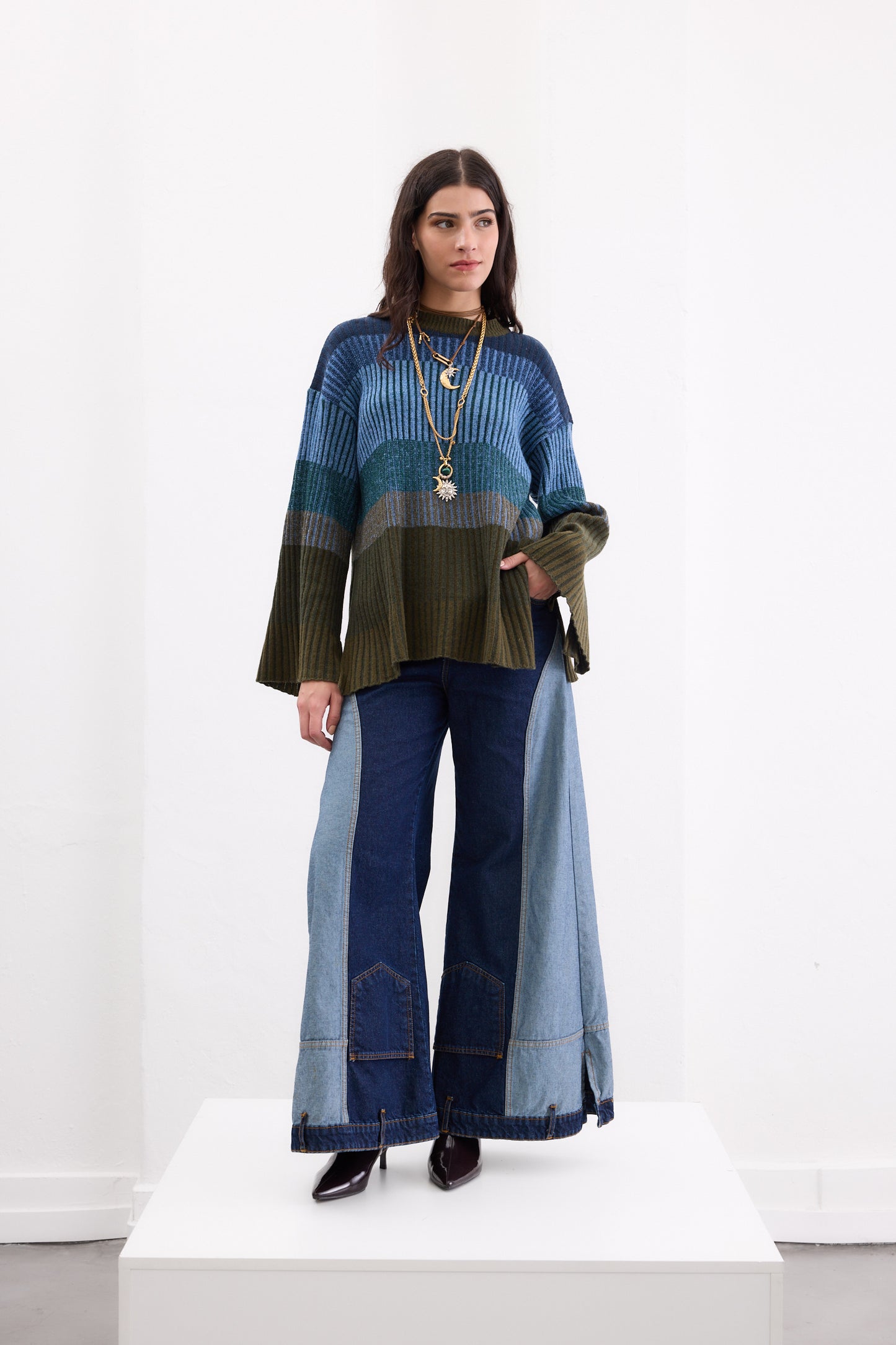 Sweater Mater Azul LANA