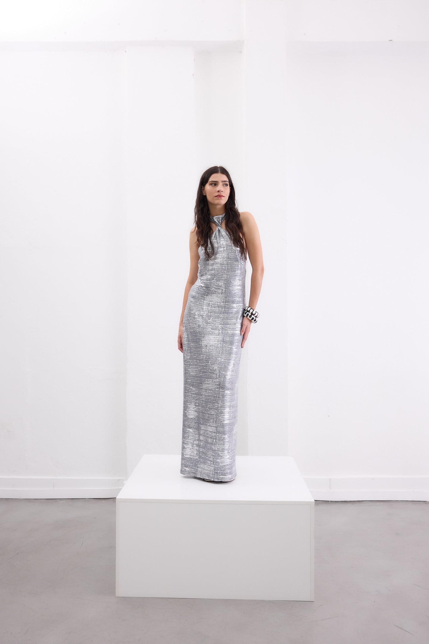 Vestido Crux Plata