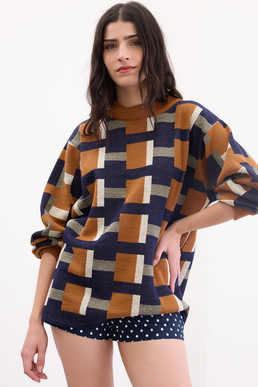 Sweater Amelia Azul - PREVENTA ENTREGA 25/4