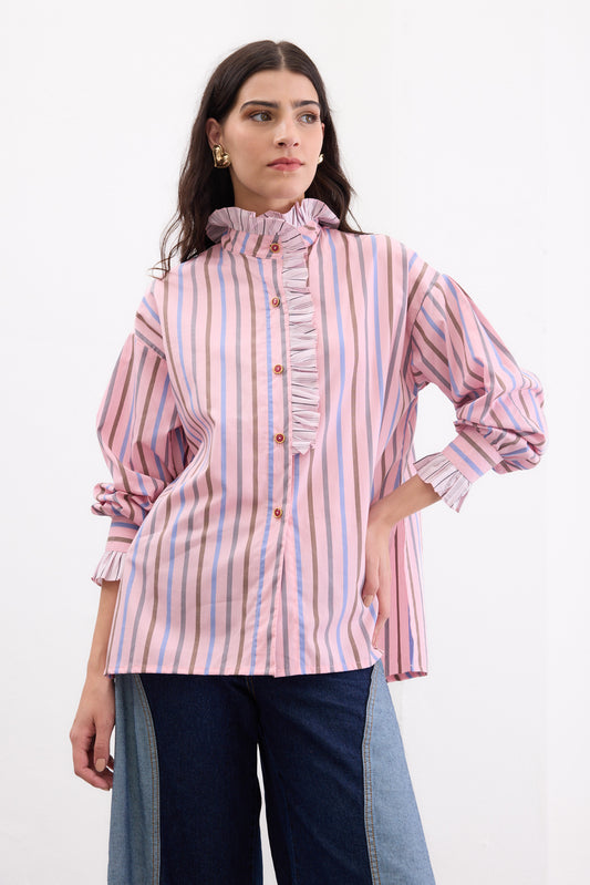 Camisa Hawai Pink 2  - PREVENTA ENTREGA 15/4