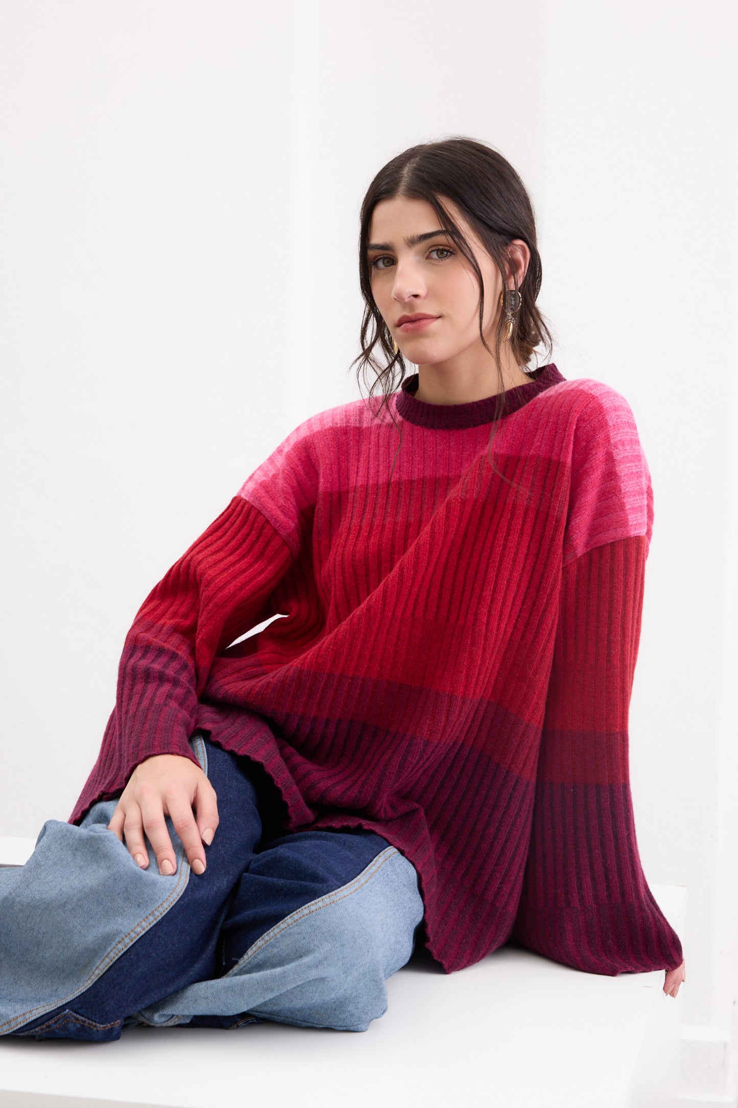 Sweater Mater Fucsia LANA