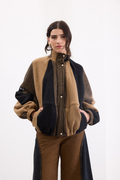 Campera Loop Marrón