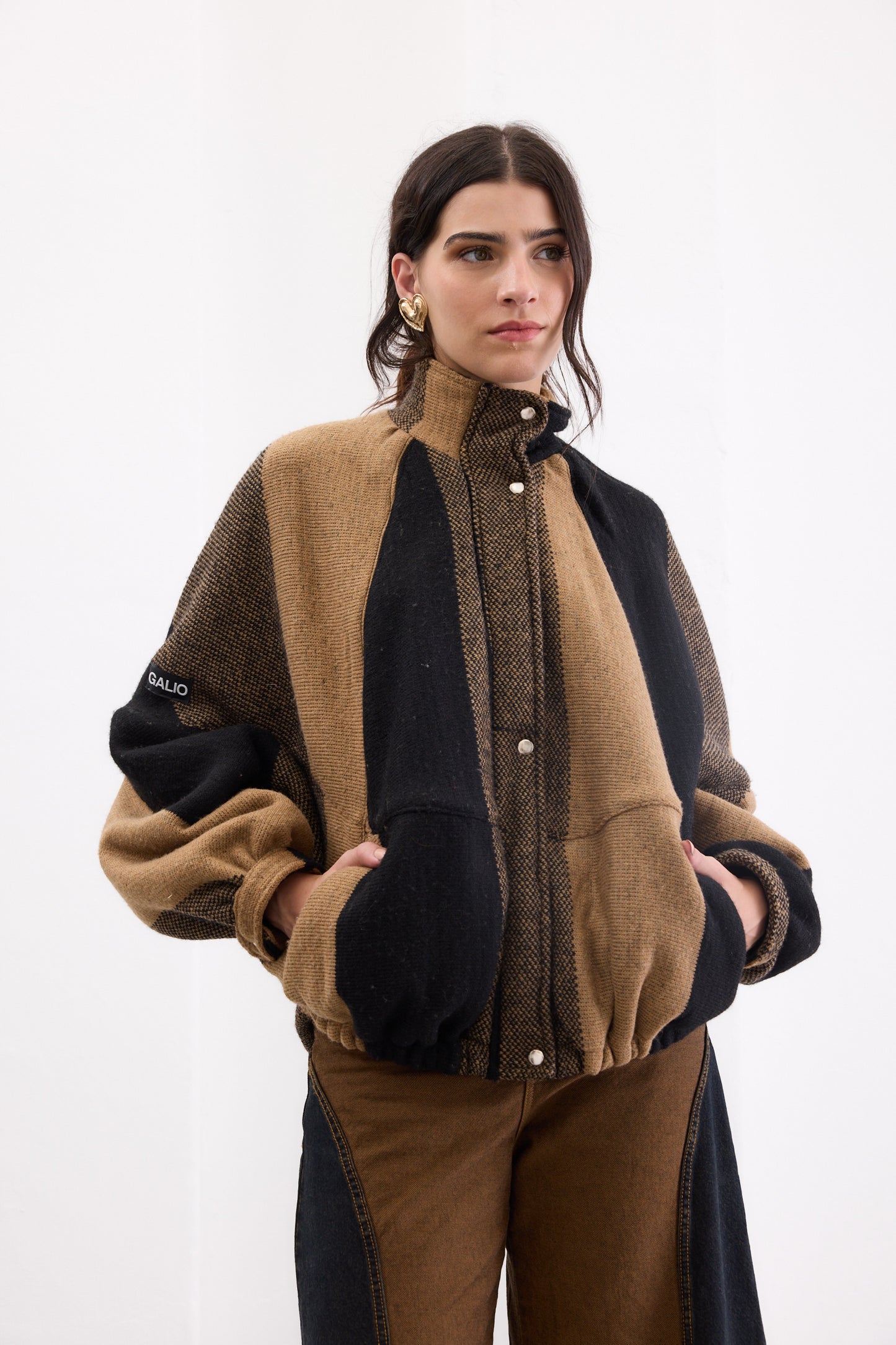 Campera Loop Marrón