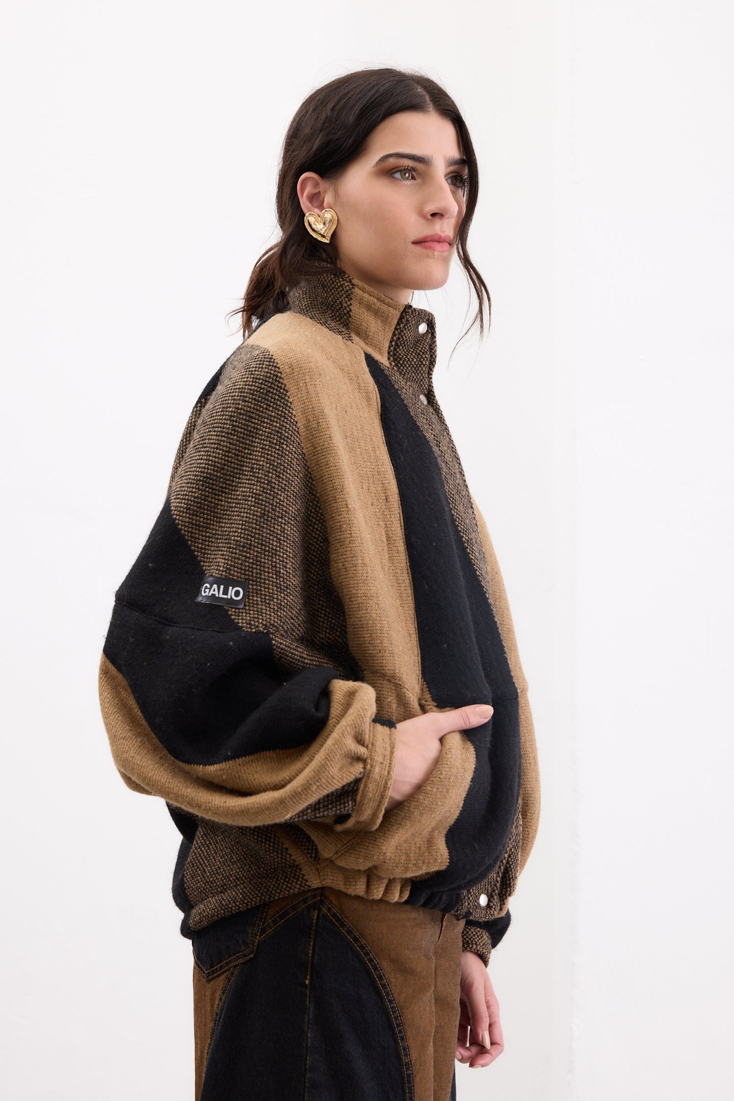 Campera Loop Marrón