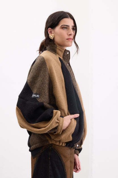 Campera Loop Marrón