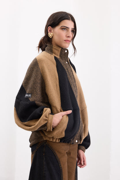 Campera Loop Marrón