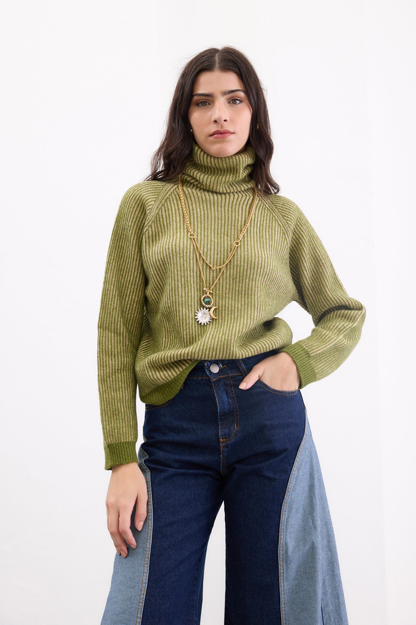 Sweater Tala Verde LANA