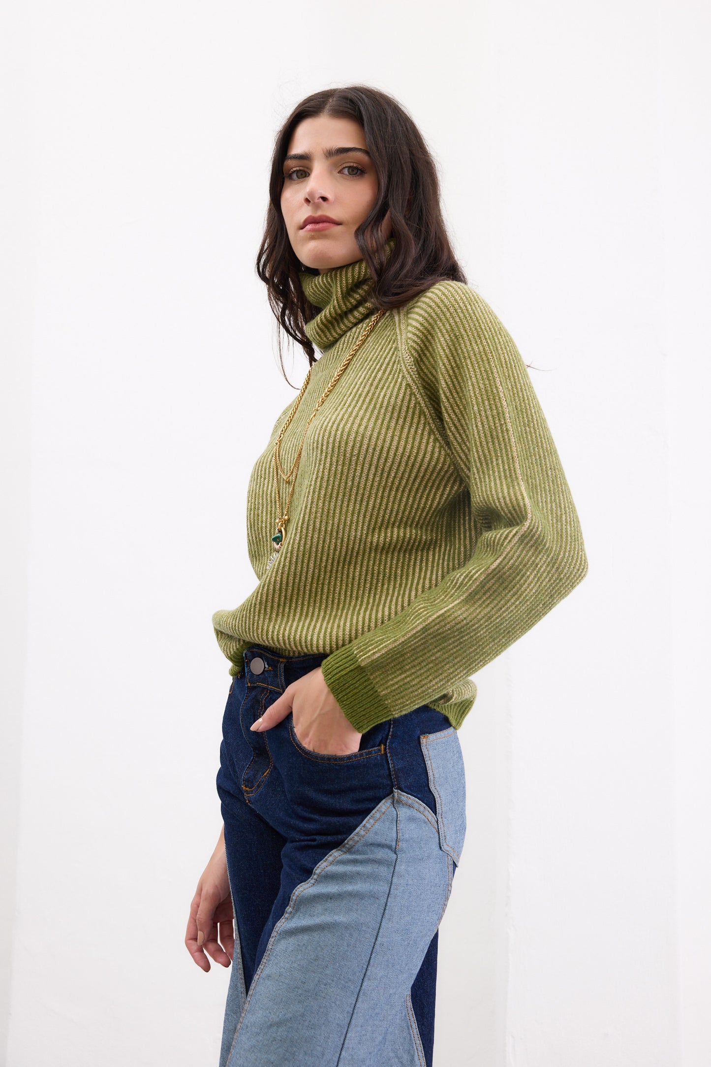 Sweater Tala Verde LANA