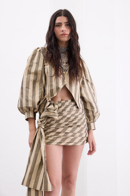 Camisa Arhaus Bronce