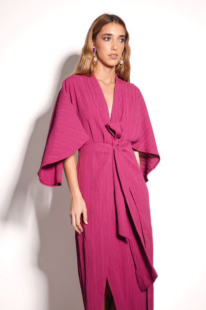 Vestido Garza Long Fucsia