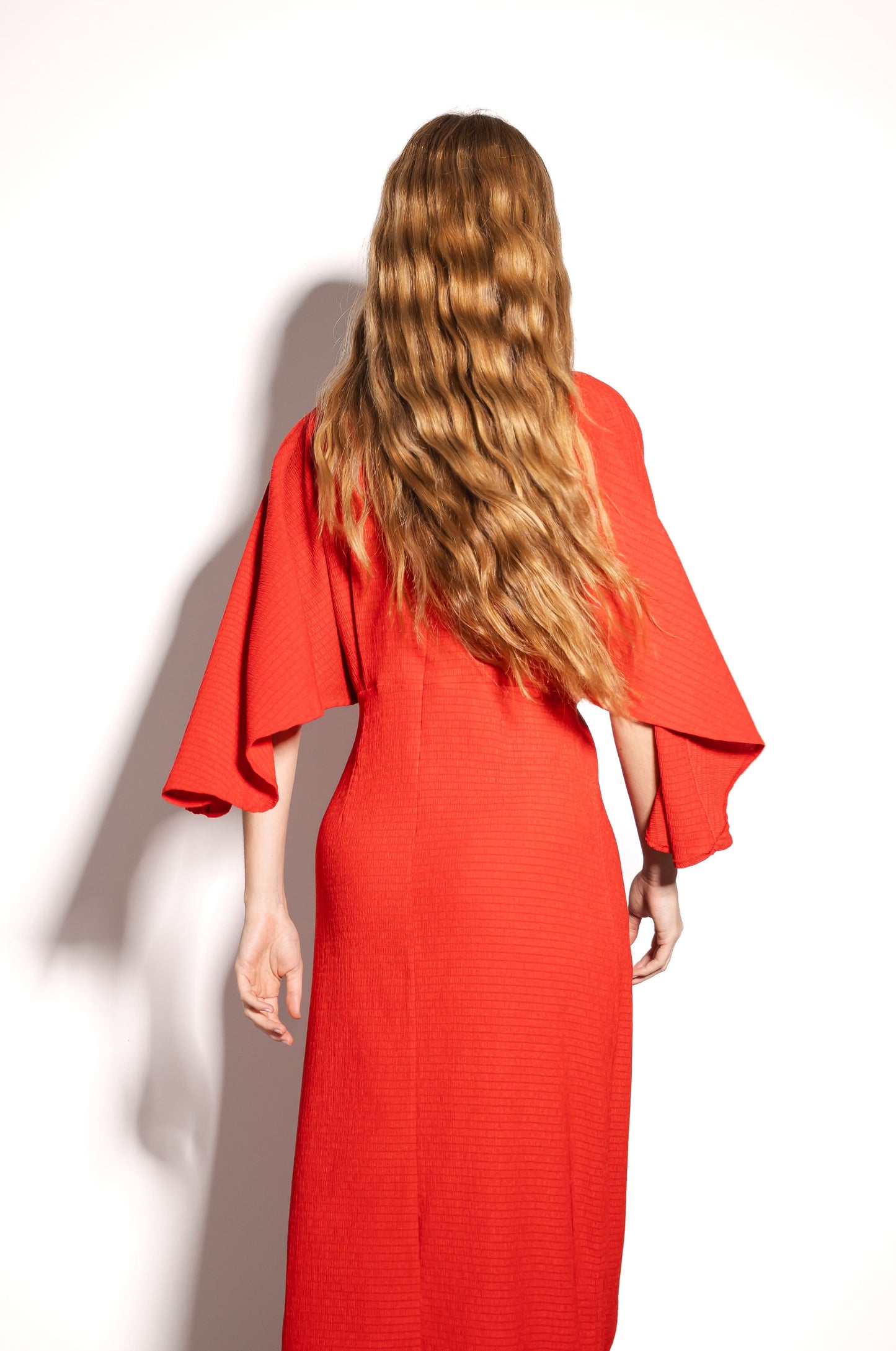 Vestido Garza Long Rojo