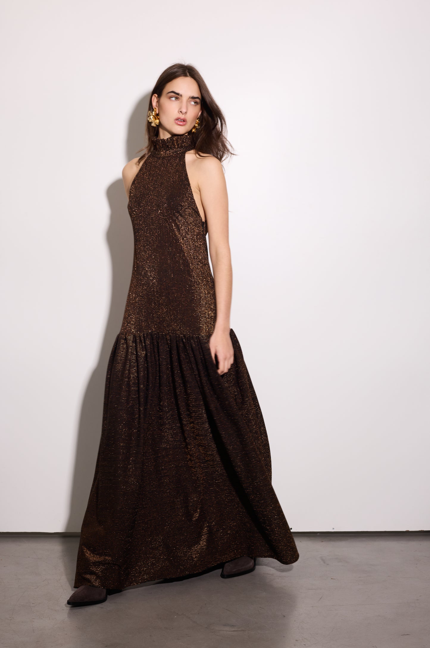 Vestido Tateti Cobre